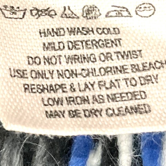 Free People Fair Isle Mohair Wool Blend Snap Button Cardigan Sweater Sz Xtra Sm - Picture 6 of 9